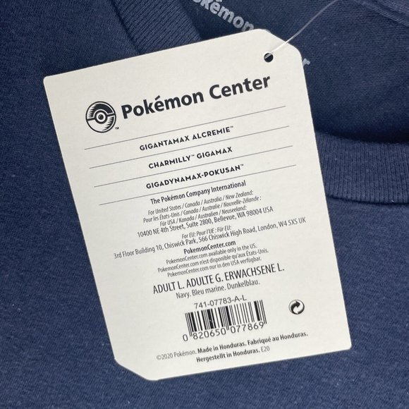 Pokemon Center Charmilly Gigamax Shirt Mens Large Short Sleeve RARE Discontinued - Picture 11 of 13